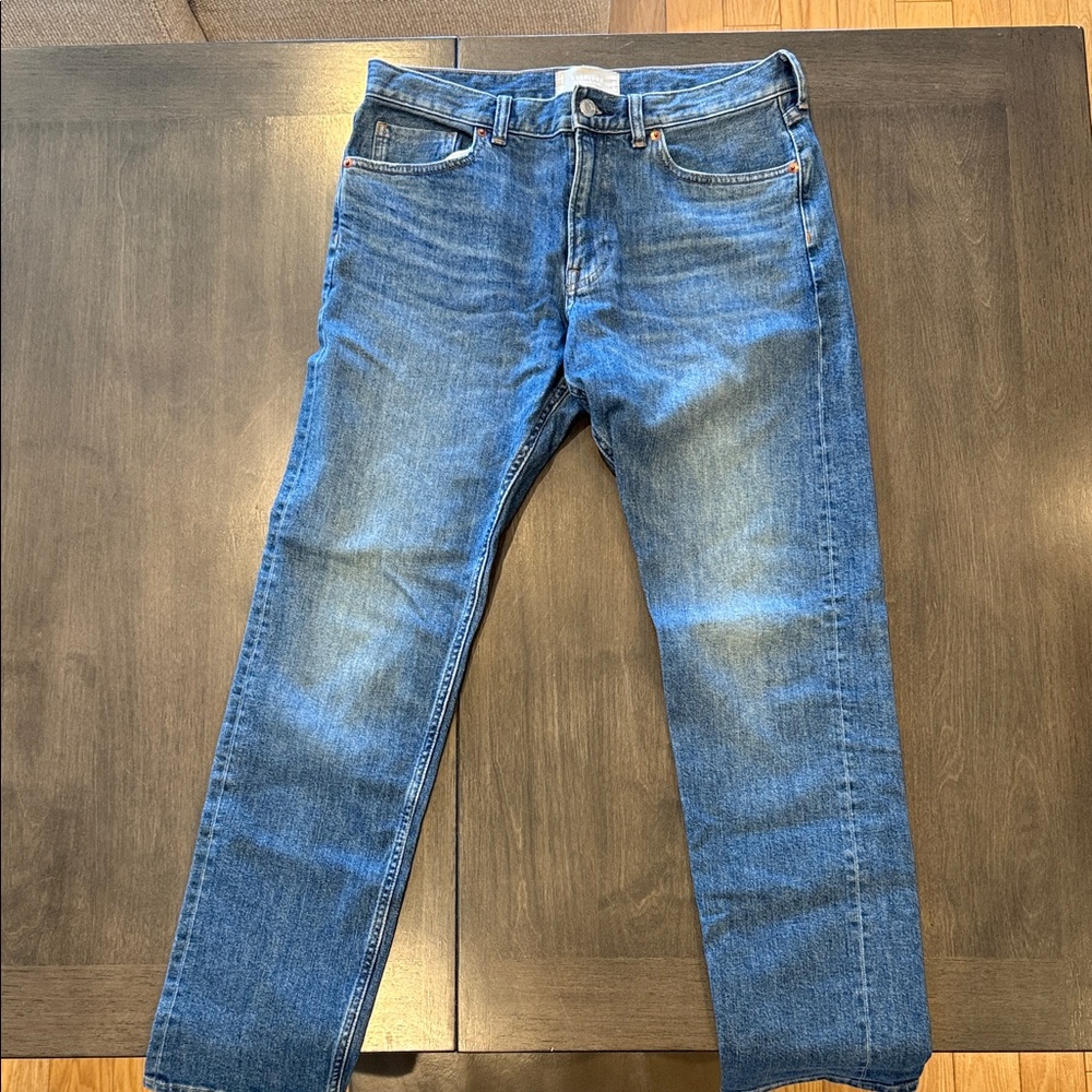 Everlane Selvedge Slim Fit Organic Cotton Blue Men's Jeans